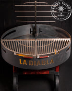 Cargar imagen en el visor de la galería, LA DIABLA Asador Premium de 120 CM con acabado PAVONADO
