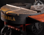 Cargar imagen en el visor de la galería, LA DIABLA Asador Premium de 120 CM con acabado PAVONADO
